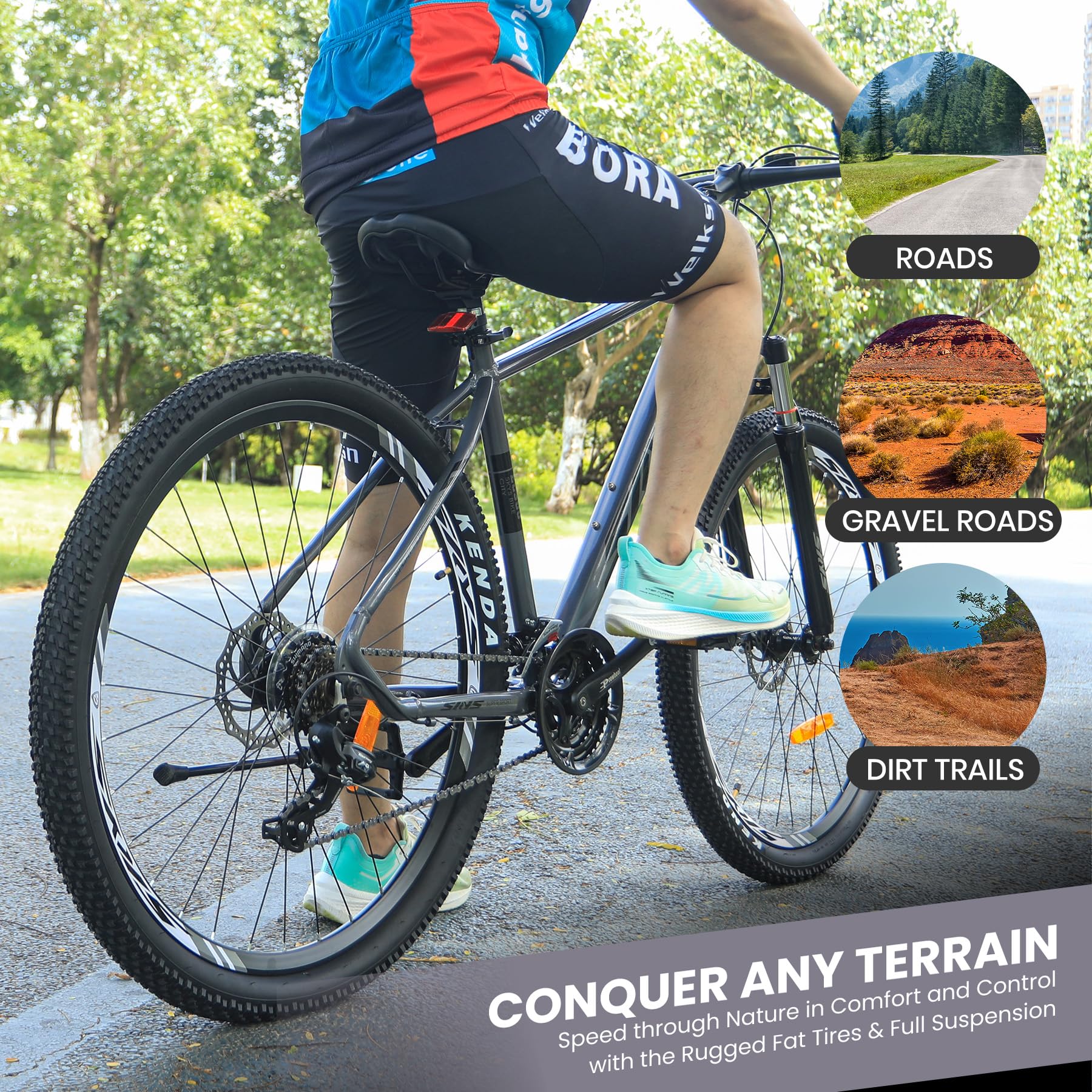 Amazon.com : UOKAA 29 Inch Mountain Bike-Mountain Bike for Adults